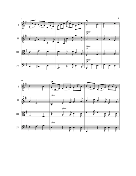 JESU, JOY OF MAN'S DESIRING (String Quartet Arrangement)