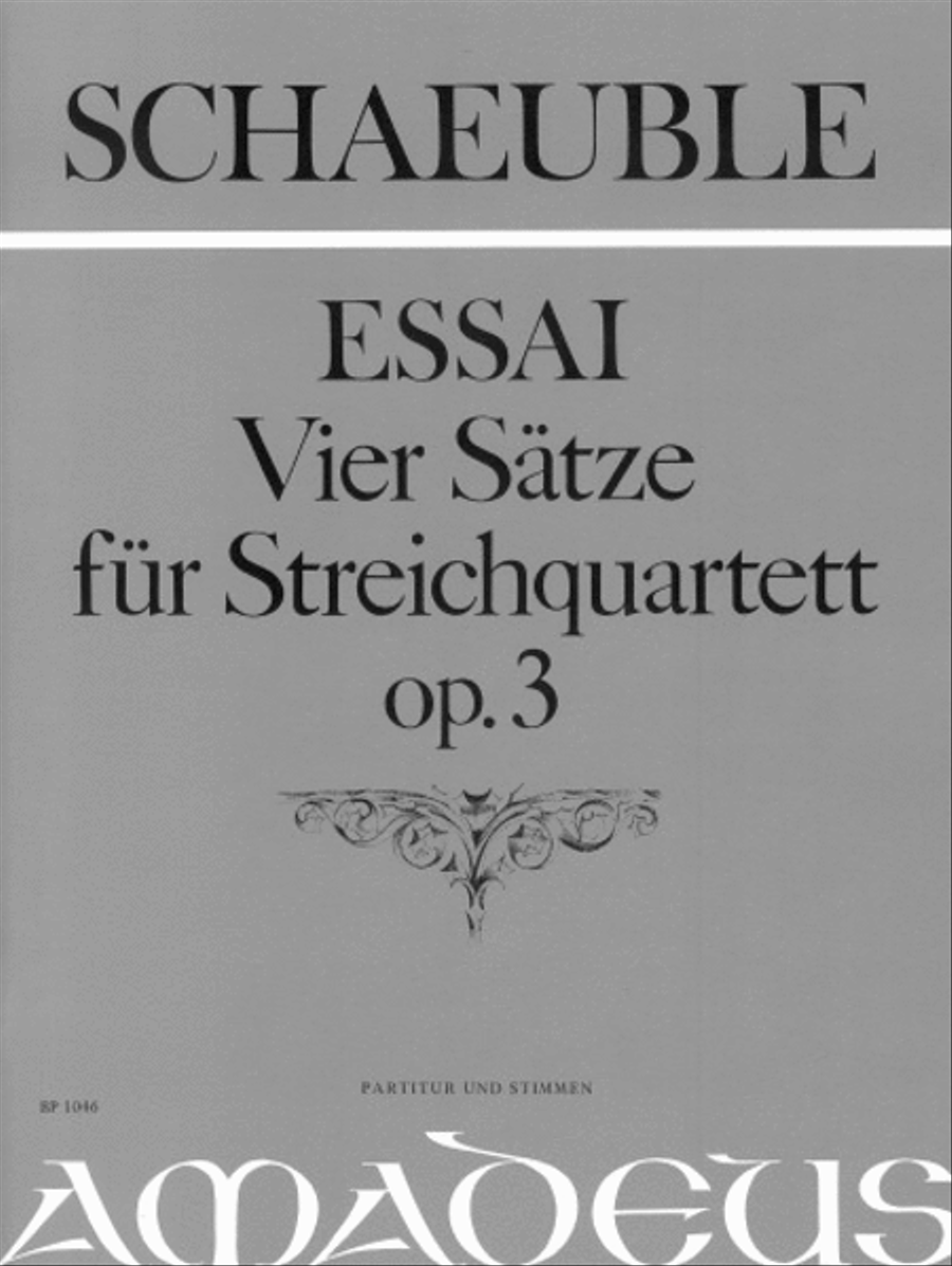 Essai-4 Movements op. 3