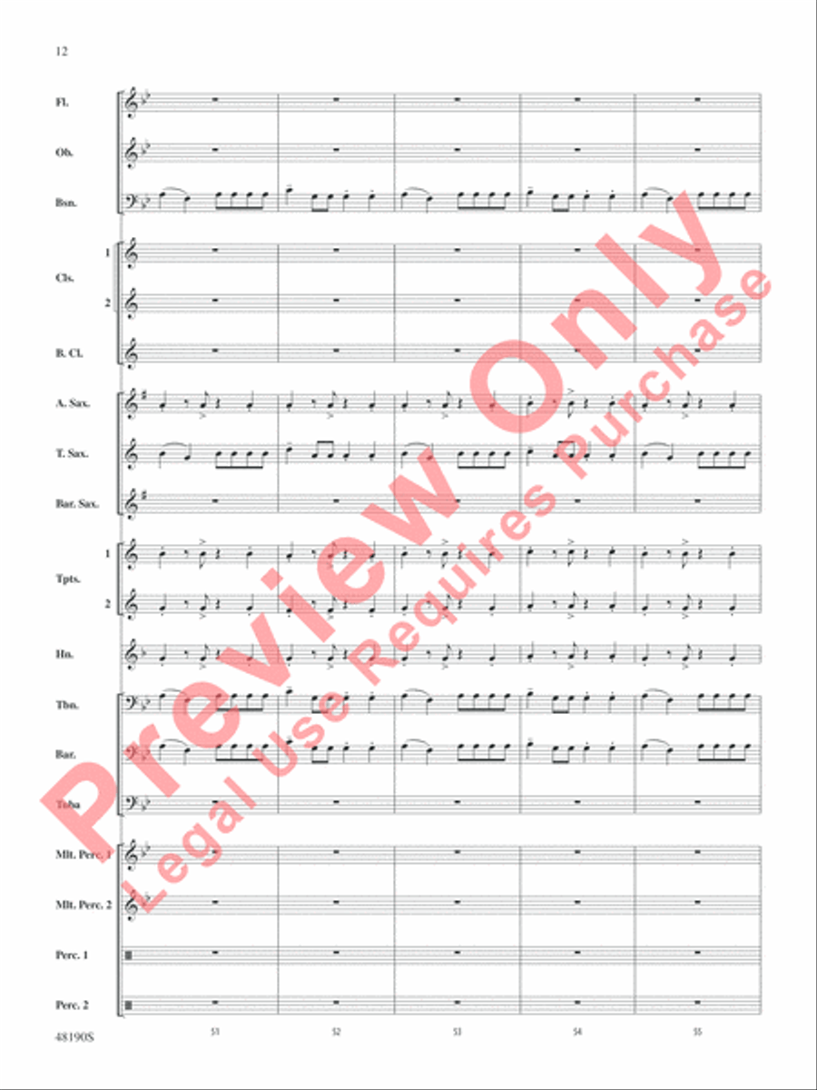 Con Calma (Remix) Con Calma (Remix) Concert Band scores gallery preview page 13