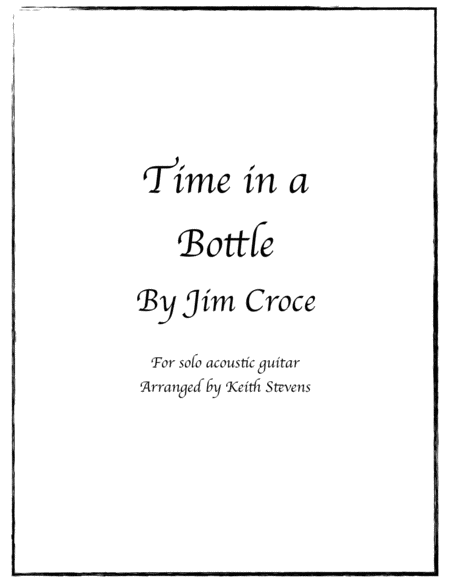 Time In A Bottle image number null