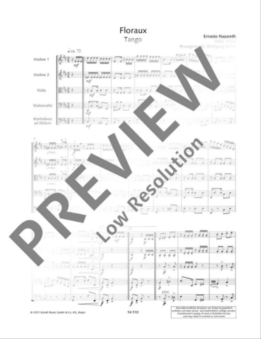 Floraux String Quartet scores gallery preview page 5