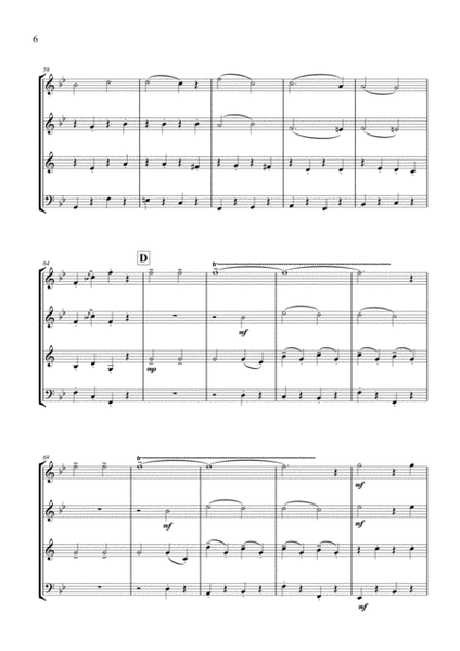 Christmas Tootie-Flooties (Woodwind Quartet) - Score image number null