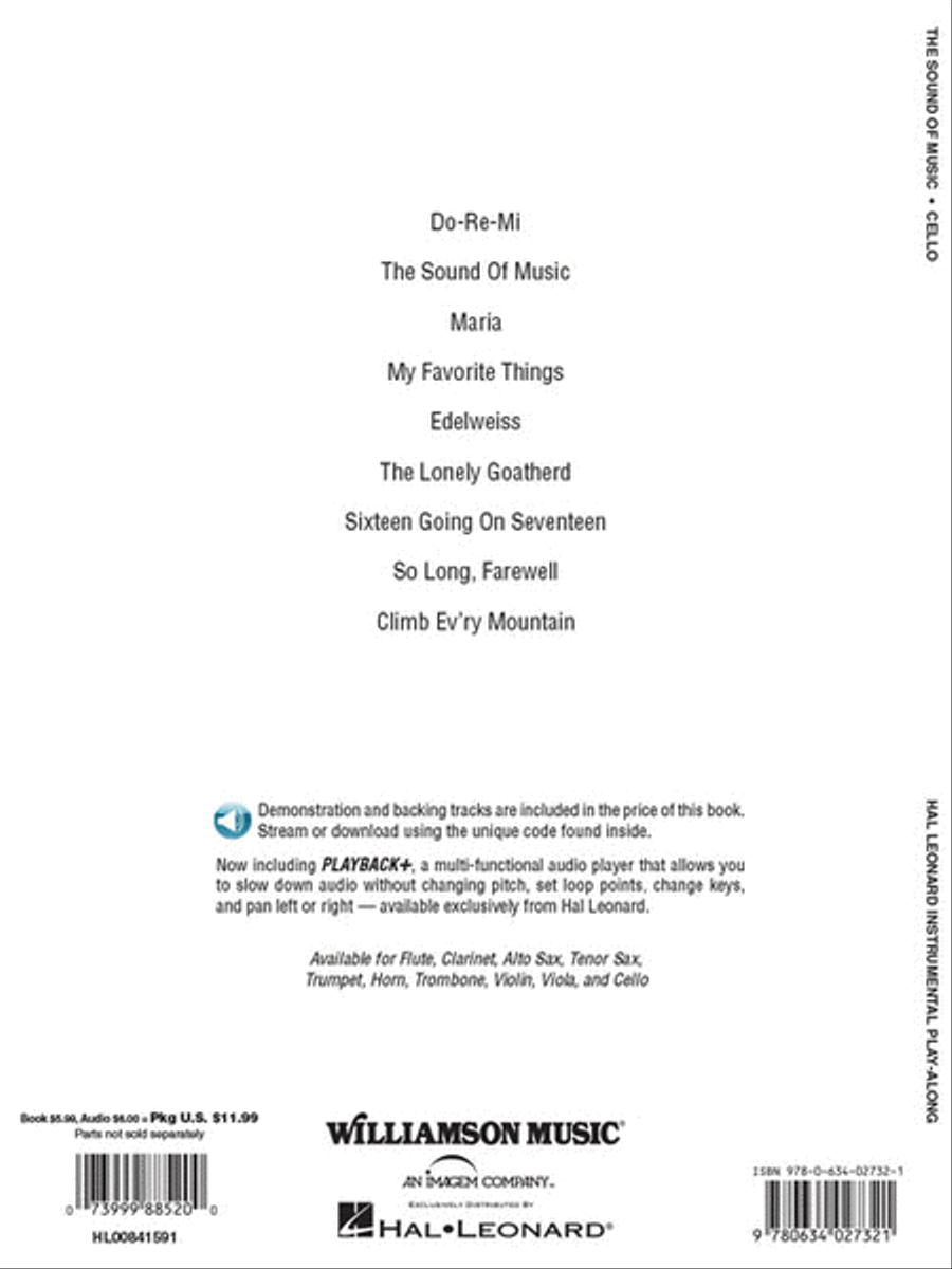 The Sound of Music Cello scores gallery preview page 6