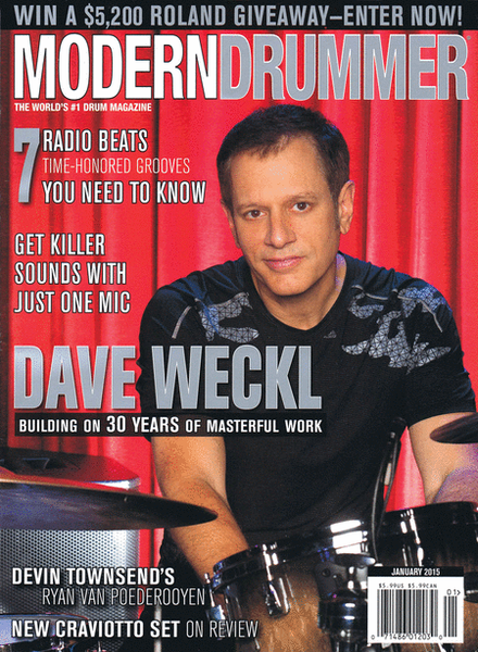 Modern Drummer Magazine January 2015