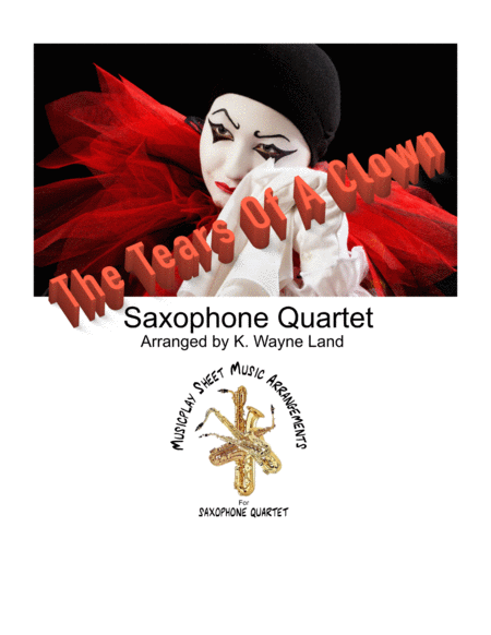 The Tears Of A Clown by Henry Cosby Saxophone Quartet - Digital Sheet Music