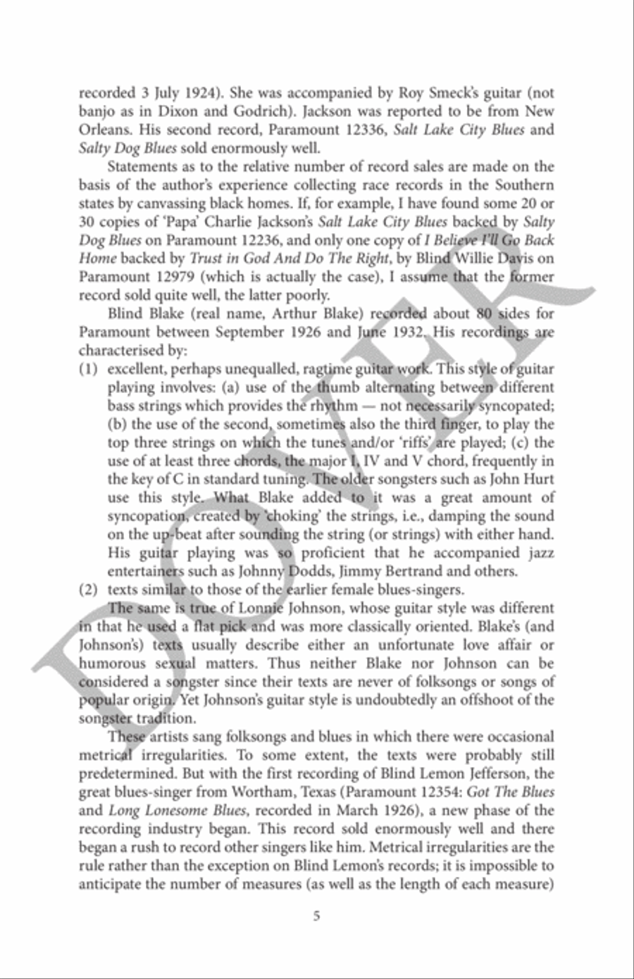 Charley Patton -- Expanded Edition Collection / Songbook scores gallery preview page 7