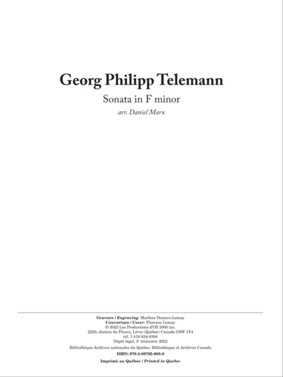 Sonata in F minor Bassoon scores gallery preview page 2