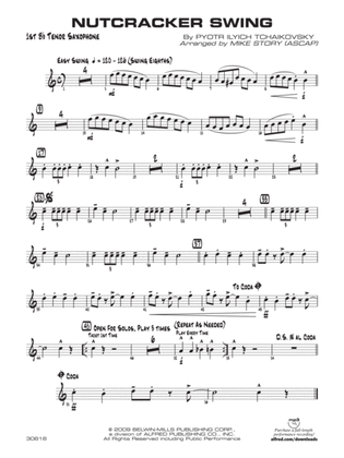 Nutcracker Swing: B-flat Tenor Saxophone