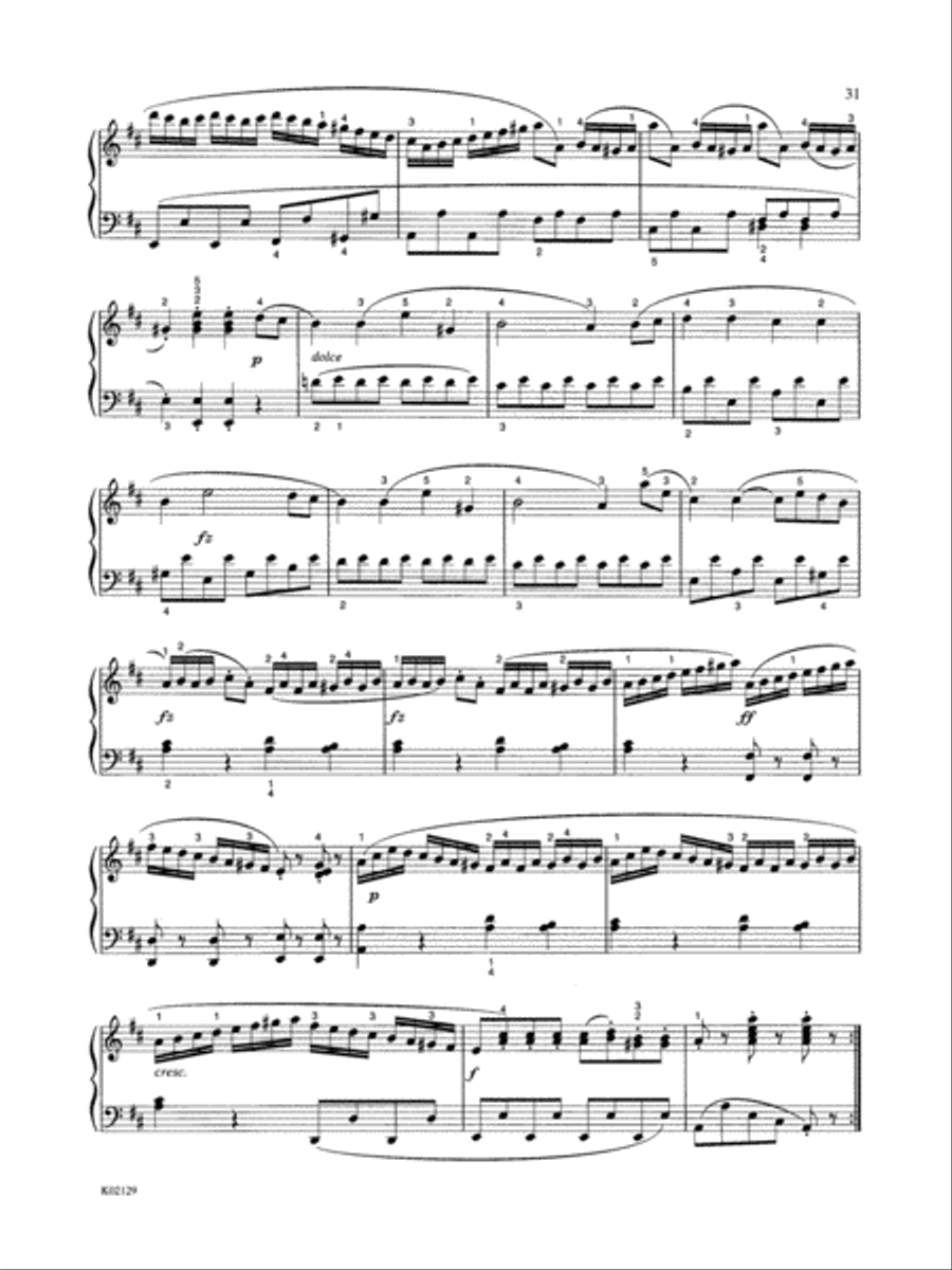 Clementi: Six Sonatinas, Op. 36, No. 6 Piano Solo scores gallery preview page 2