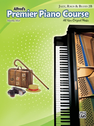 Book cover for Premier Piano Course Jazz, Rags & Blues, Book 2B