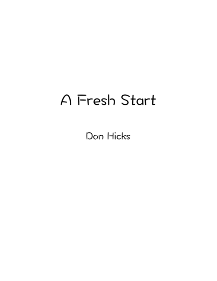 A Fresh Start Full Orchestra scores gallery preview page 1