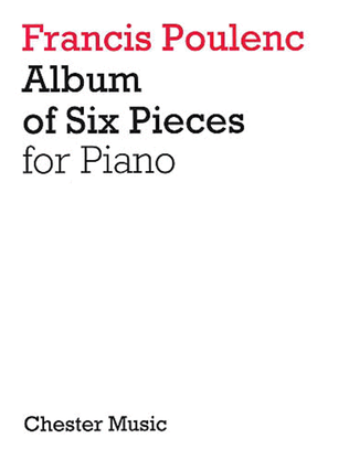 Book cover for Album of Six Pieces for Piano