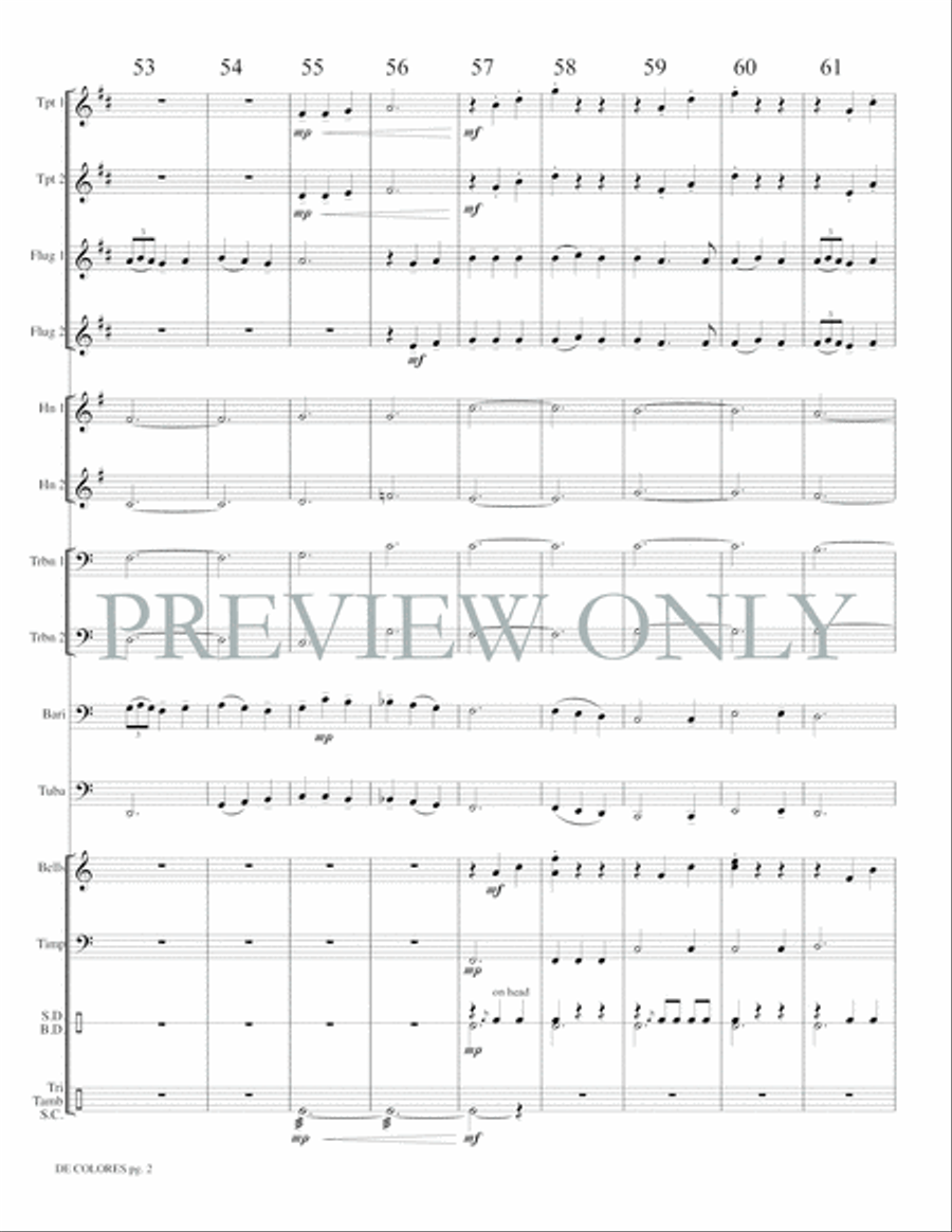 De Colores De Colores Small Ensemble scores gallery preview page 9