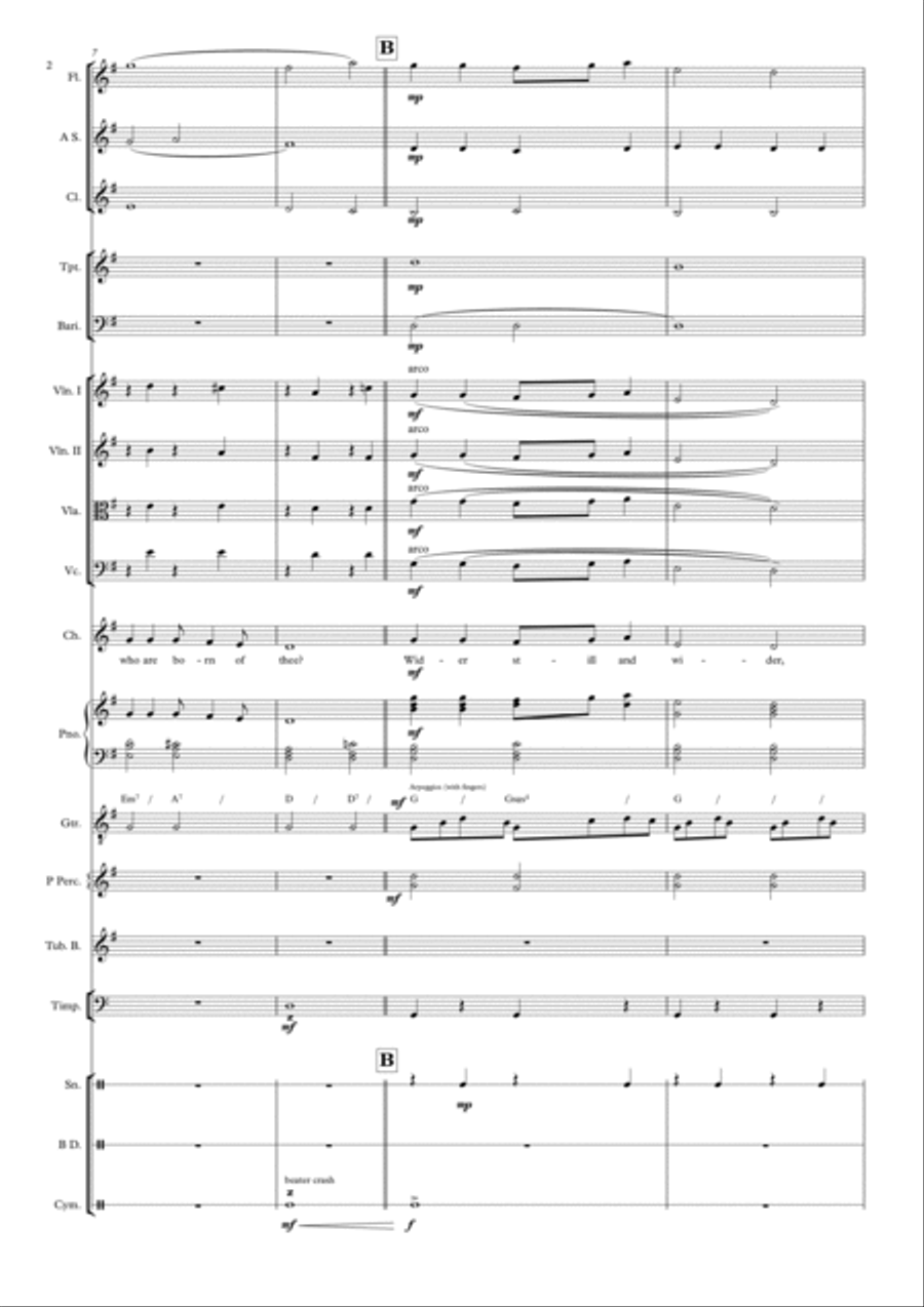 Land Of Hope And Glory - Bgt Full Orchestra scores gallery preview page 2