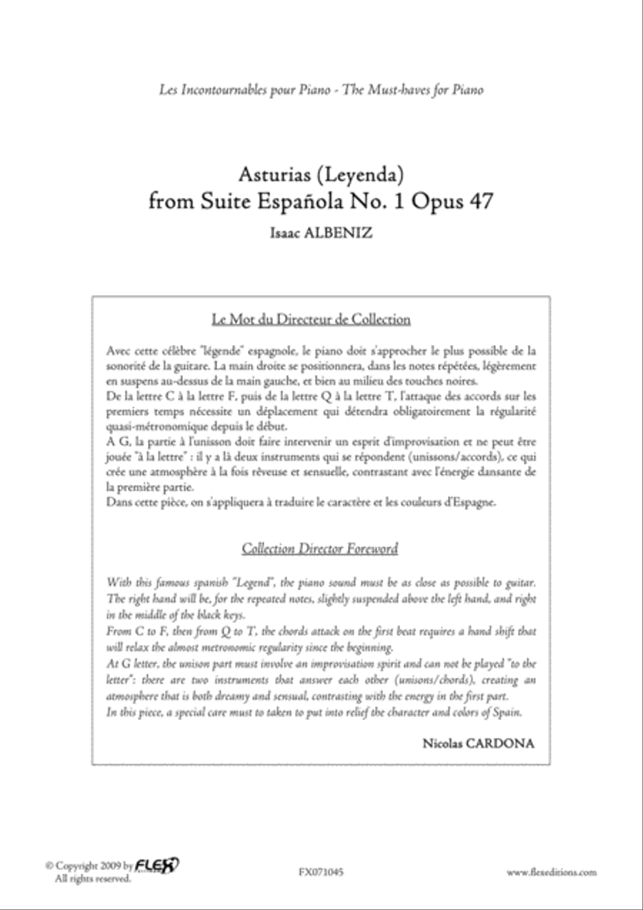 Asturias (Leyenda) Asturias (Leyenda) Piano Solo scores gallery preview page 2