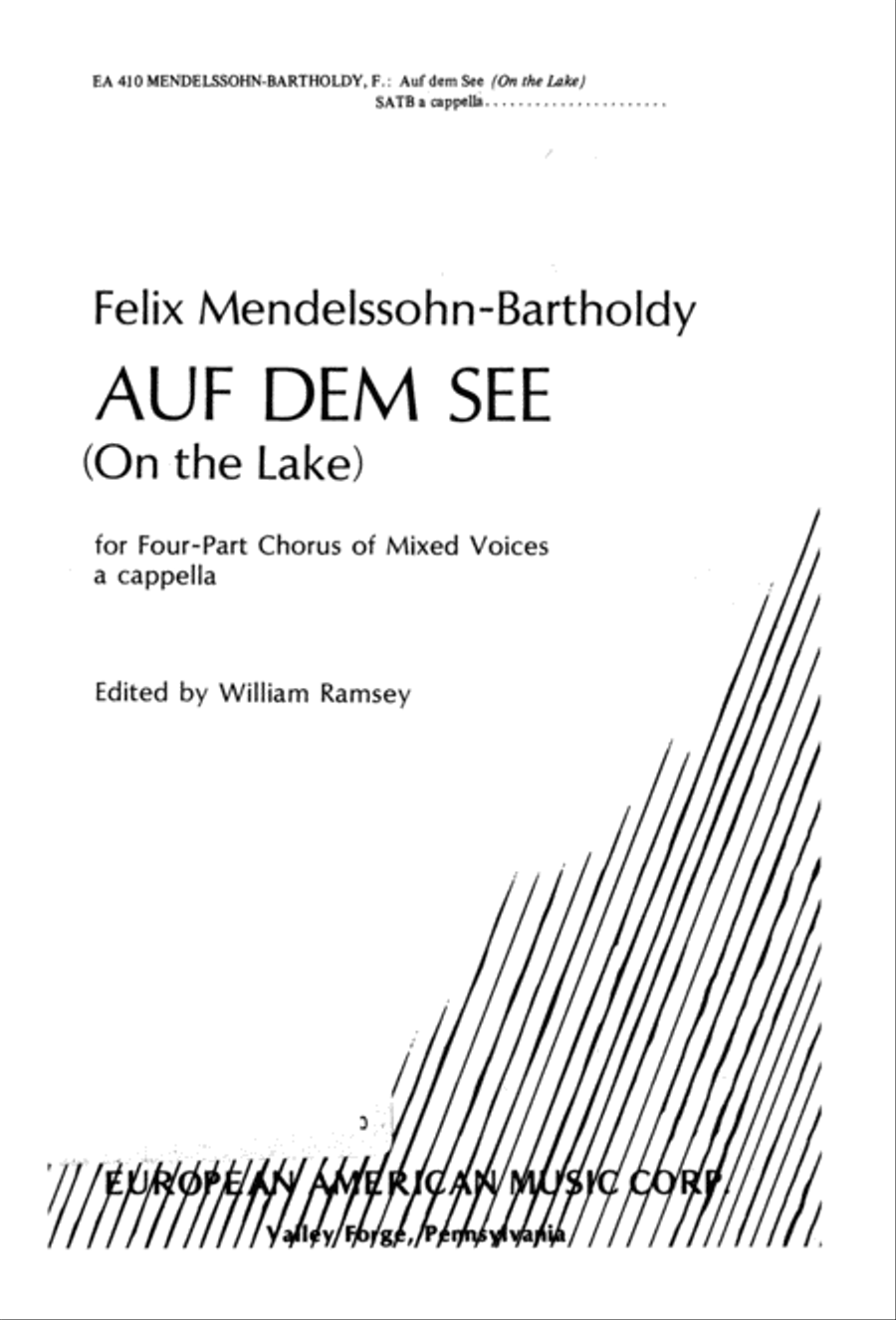 On the Lake On the Lake 4-Part scores gallery preview page 1