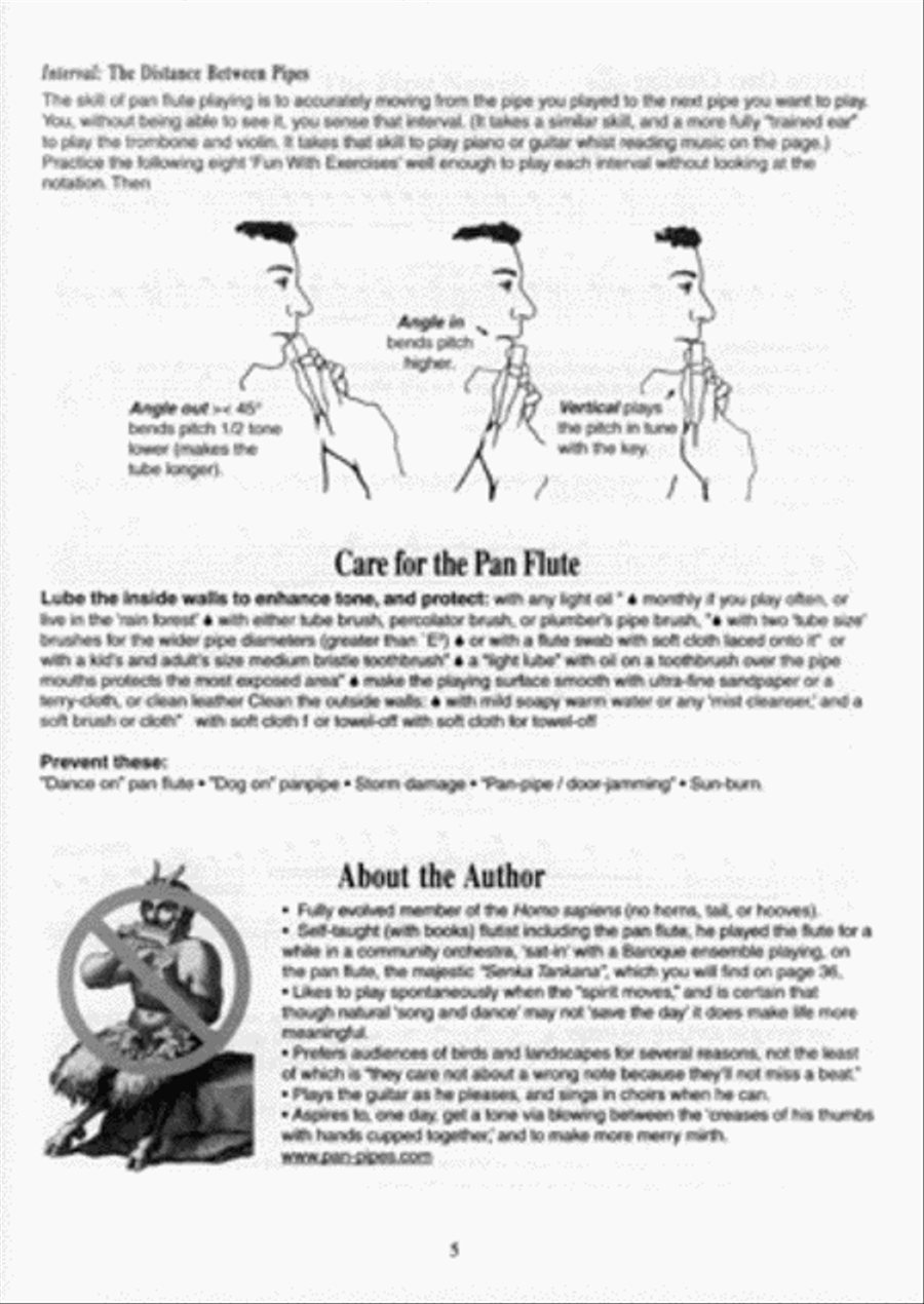 Fun with the Pan Flute Flute Solo scores gallery preview page 4