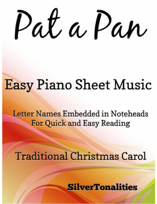Pat a Pan Easy Piano Sheet Music