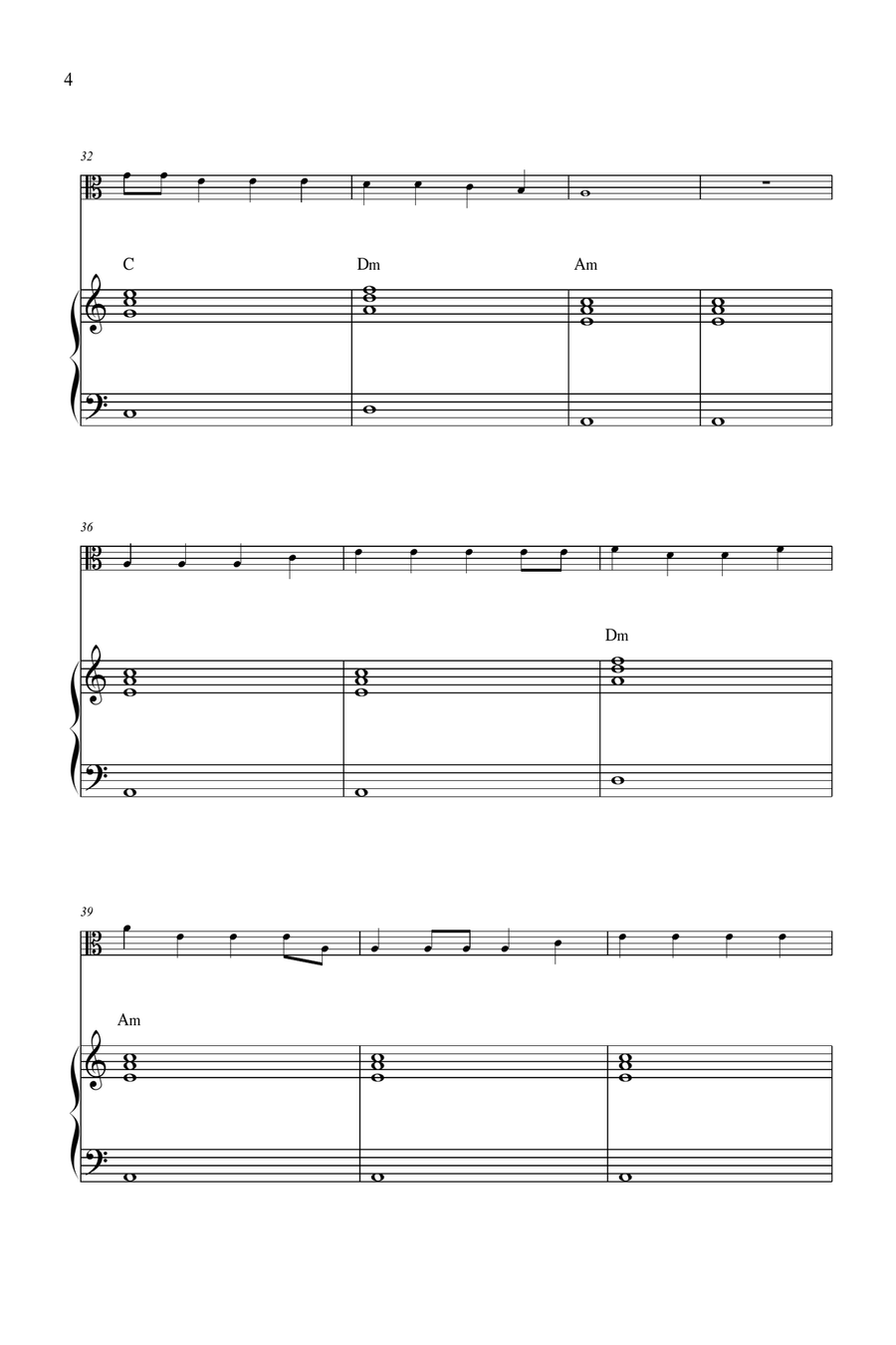 Wellerman Viola scores gallery preview page 4