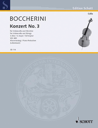 Book cover for Concerto No. 3 in G Major