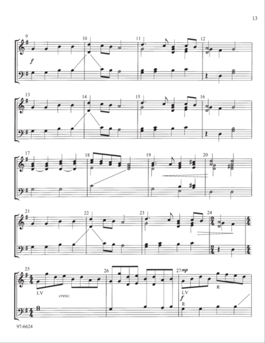 Easter Resonance Handbell Choir scores gallery preview page 7