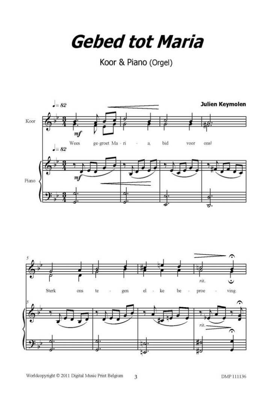 Gebed Tot Maria Mixed Choir scores gallery preview page 2