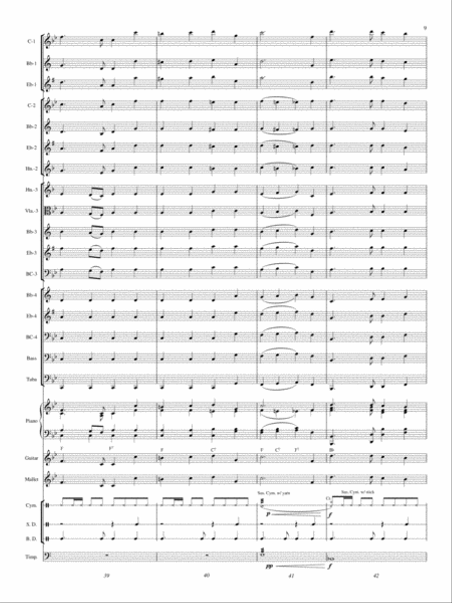 A Patriotic Treasure Concert Band scores gallery preview page 8