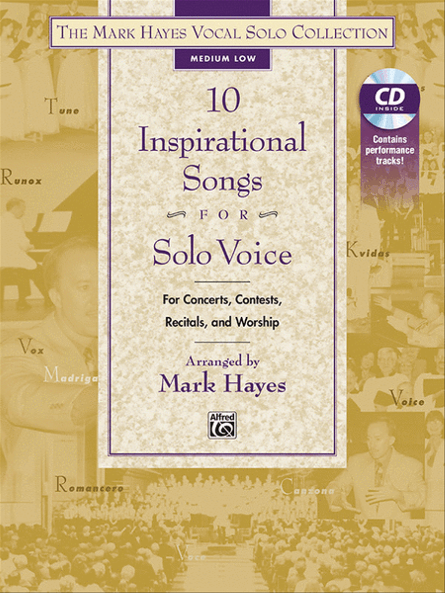 The Mark Hayes Vocal Solo Collection -- 10 Inspirational Songs for Solo Voice Voice Solo scores gallery preview page 1