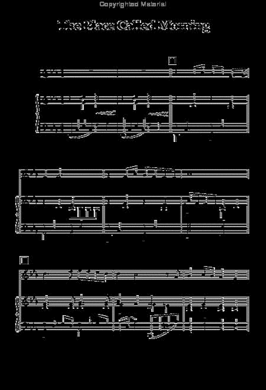 The Place Called Morning - SATB Octavo 4-Part scores gallery preview page 3