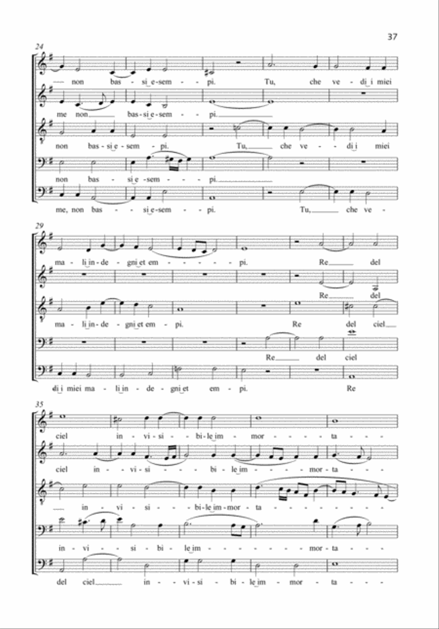 I'vo piagendo Men's Choir scores gallery preview page 3