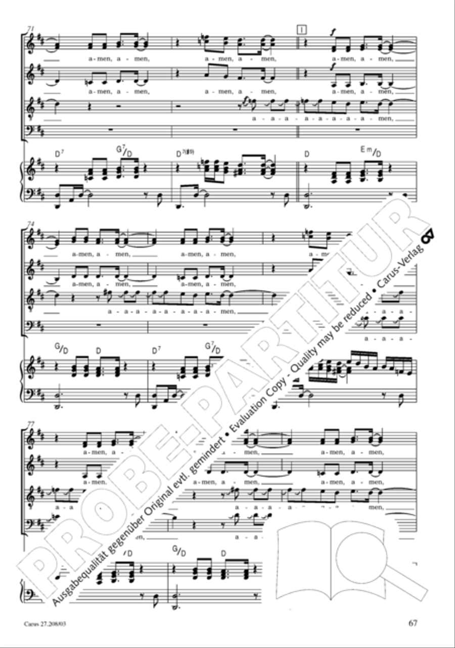 Magnificat 4-Part scores gallery preview page 68