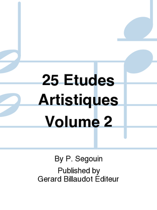 25 Etudes Artistiques Volume 2