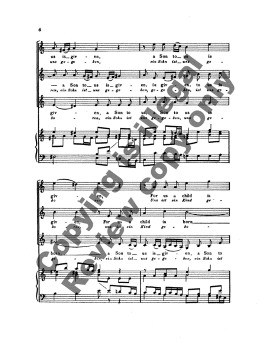 For Us a Child is Born (Choral Score) SSA scores gallery preview page 12