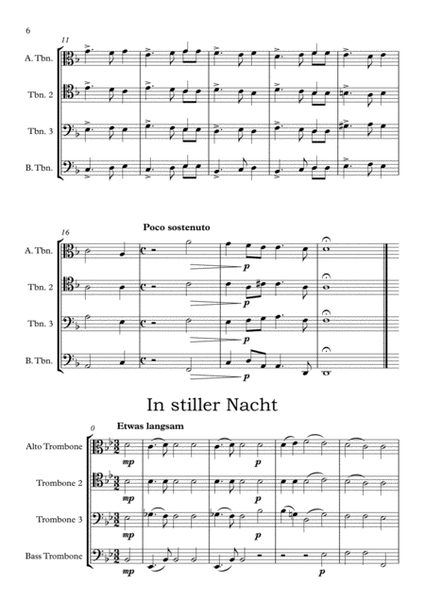 Five Brahms Songs for Trombone Quartet image number null