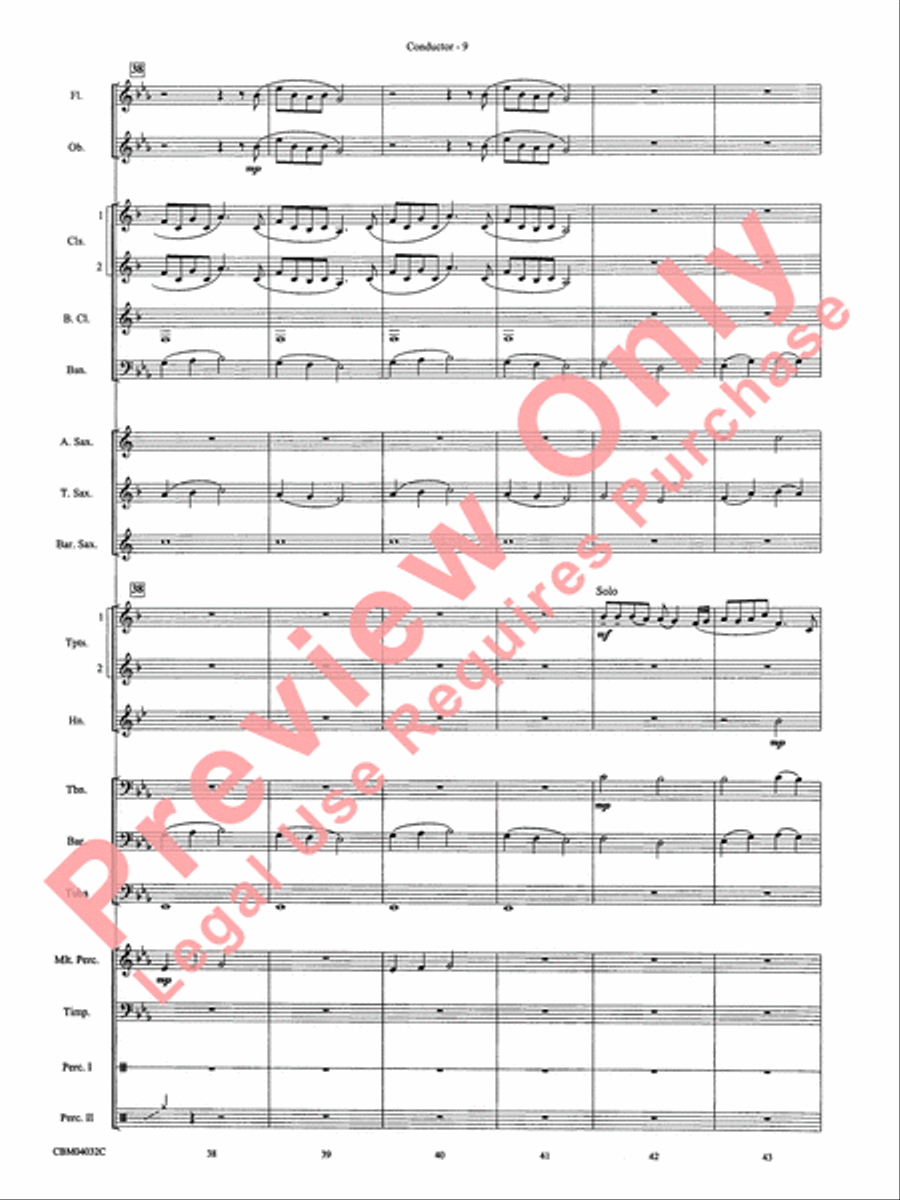 The Polar Express, Selections from Concert Band scores gallery preview page 11