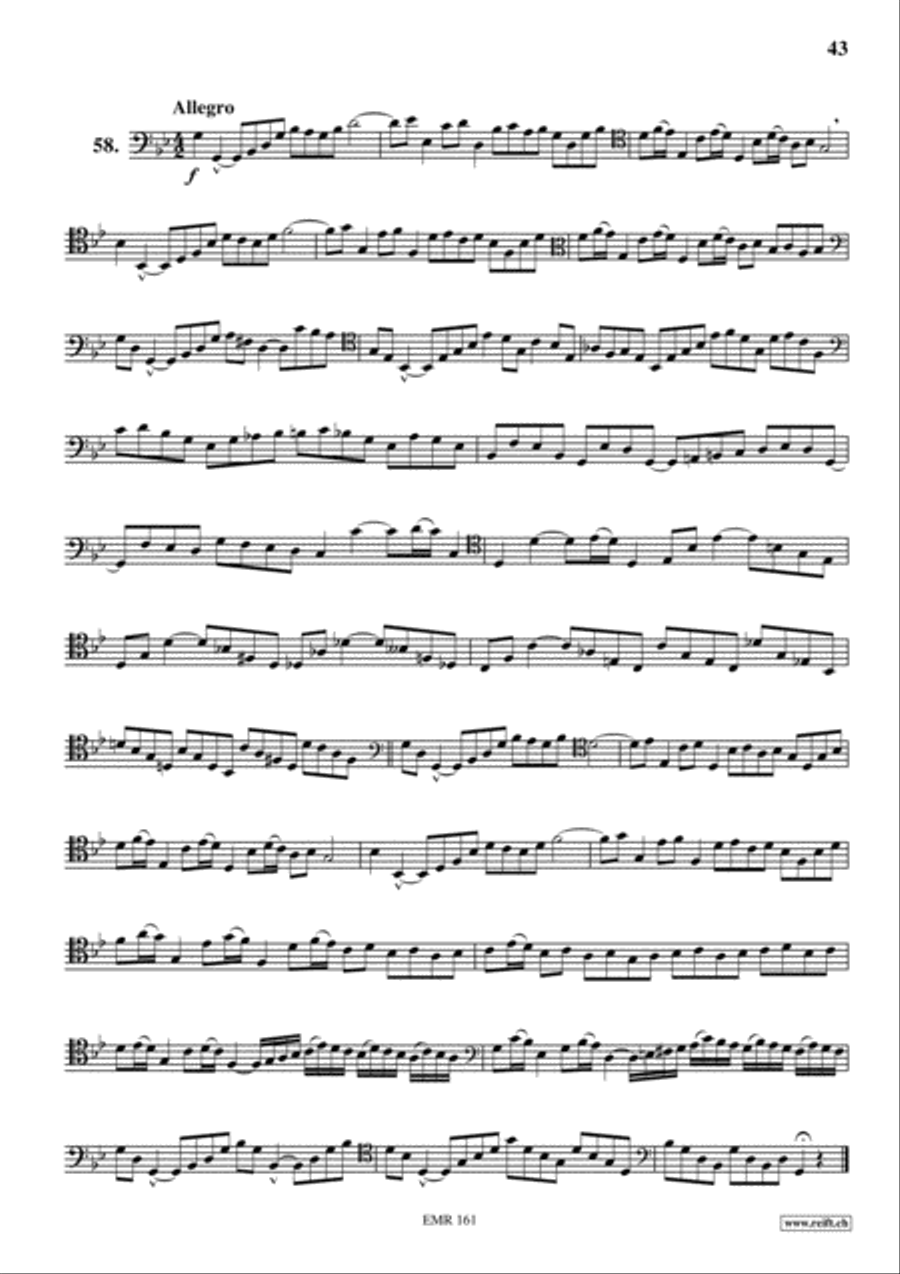Studies in all Clefs Trombone Solo scores gallery preview page 20