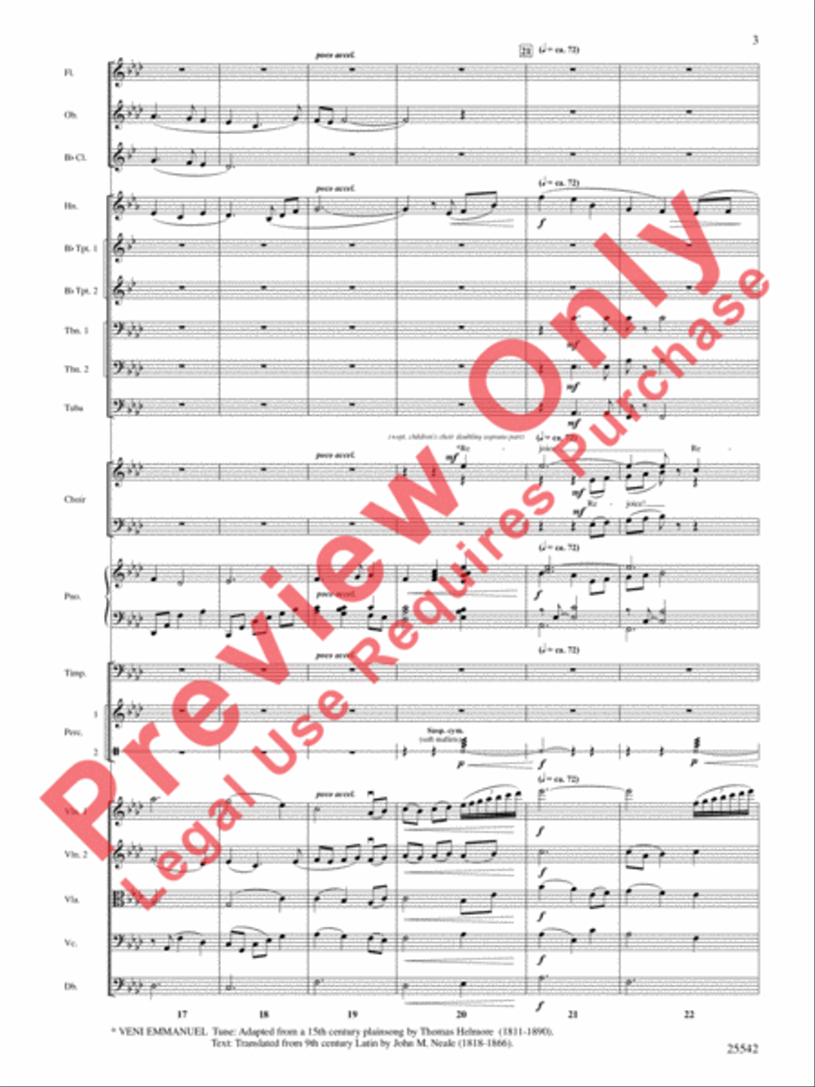 Glory to the Newborn King! Choir scores gallery preview page 4