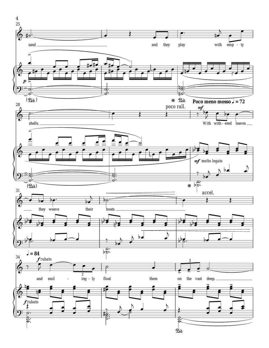 On The Seashore Of Endless Worlds Low Voice scores gallery preview page 4