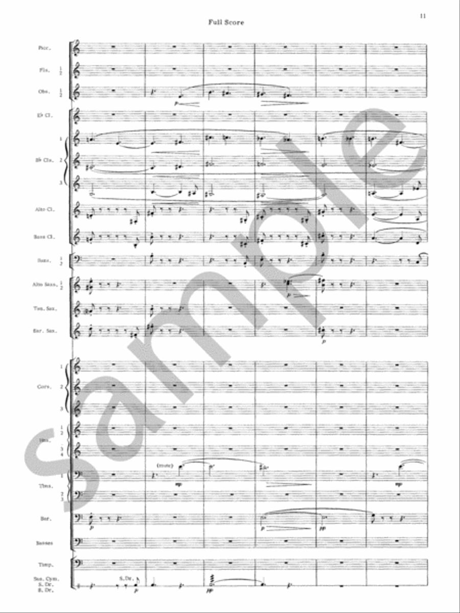 O Cool Is the Valley Concert Band scores gallery preview page 13