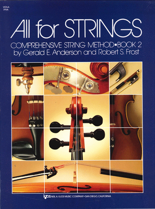 Book cover for All For Strings Book 2 - Viola