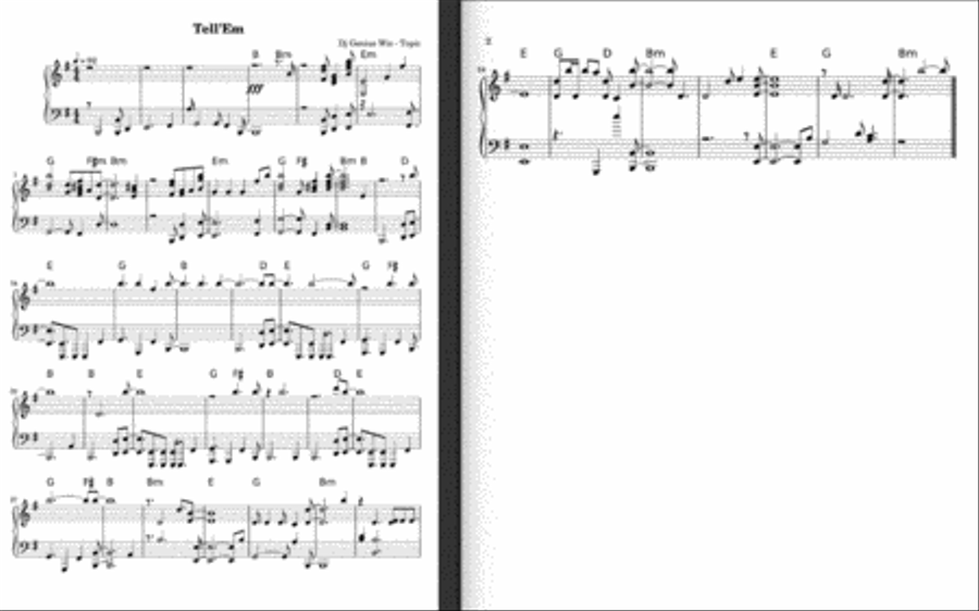 Tell'Em Tell'Em Concert Band scores gallery preview page 1