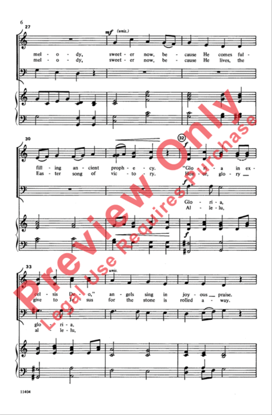 Christmas Joy (Easter Joy) 3-Part scores gallery preview page 6