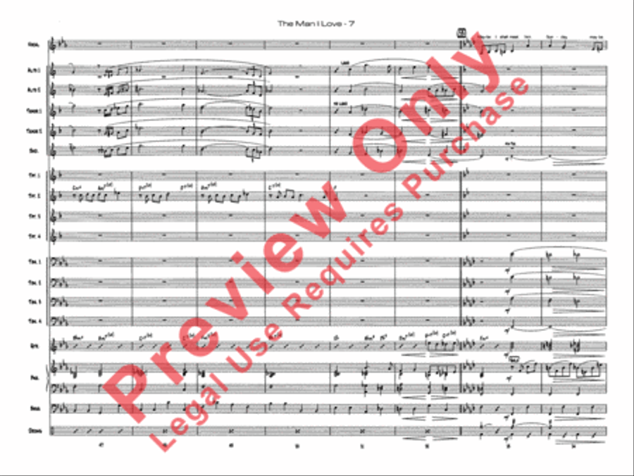 The Man I Love The Man I Love Jazz Ensemble scores gallery preview page 10