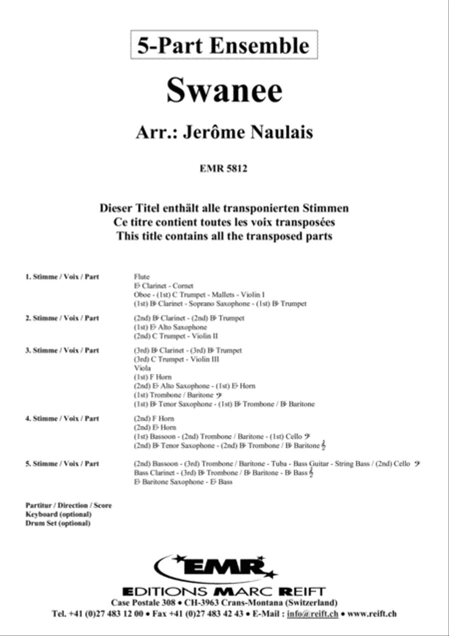 Swanee Concert Band scores gallery preview page 2