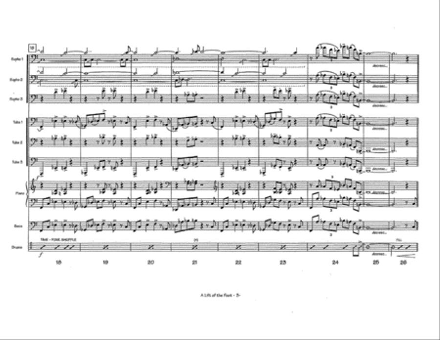 A Lift of the Foot A Lift of the Foot Euphonium scores gallery preview page 4