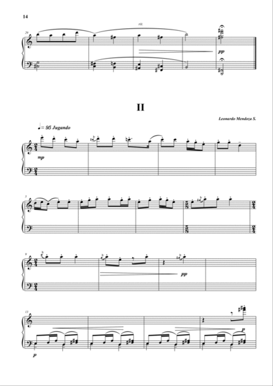 El Chusalongo y el Patachuga Piano Solo scores gallery preview page 2