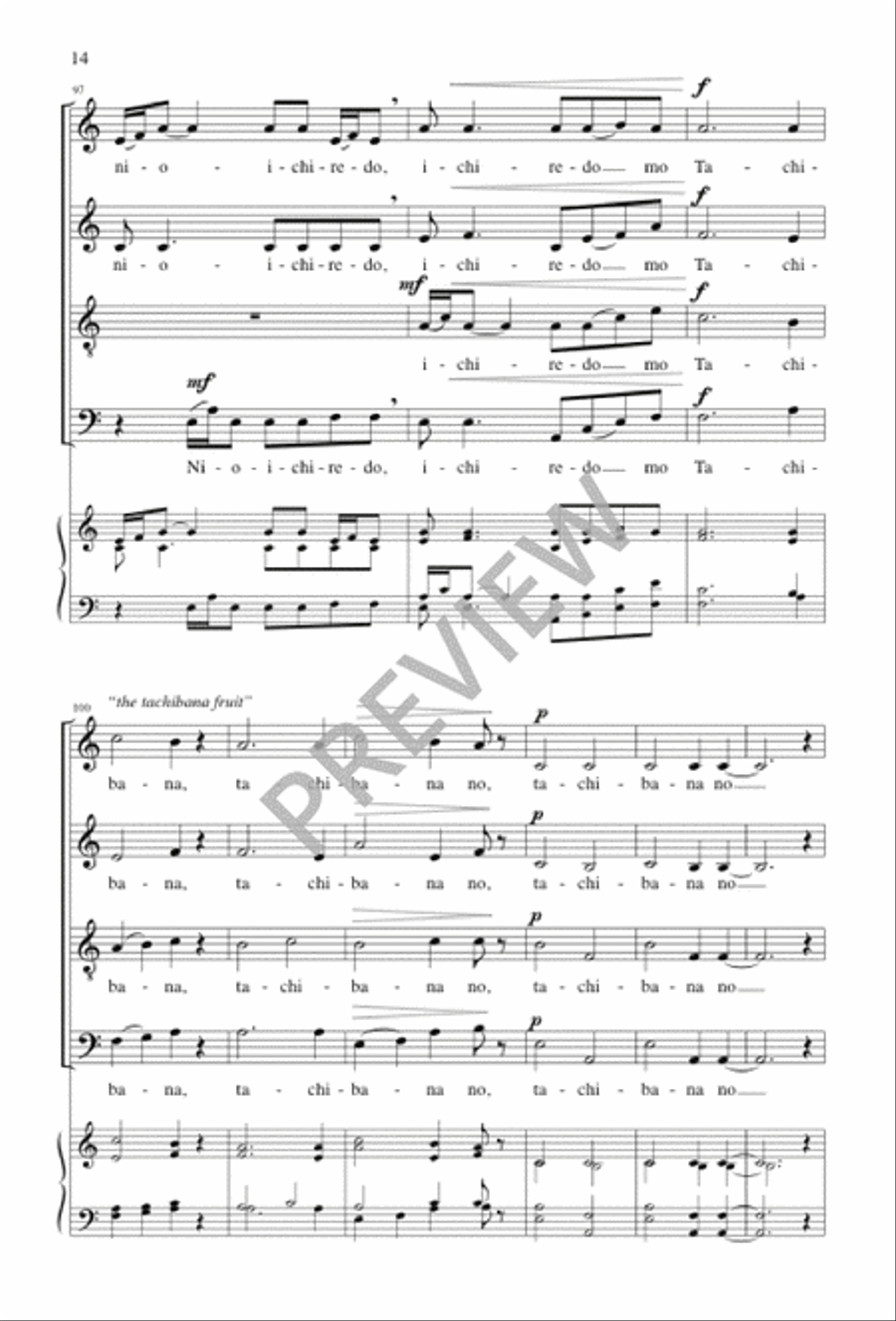 When Spring Is Born at Last 4-Part scores gallery preview page 14