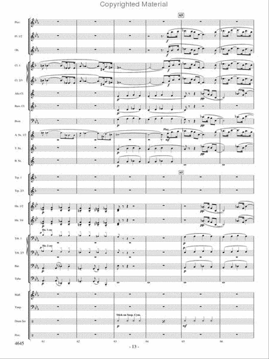 New York: 1927 Concert Band scores gallery preview page 12