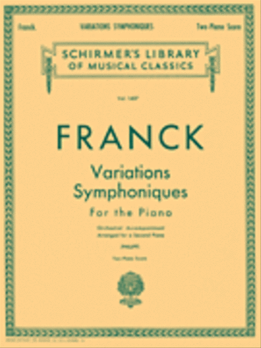 Variations Symphoniques Piano Duet scores gallery preview page 1