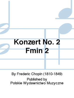 Book cover for Konzert No. 2 Fmin 2